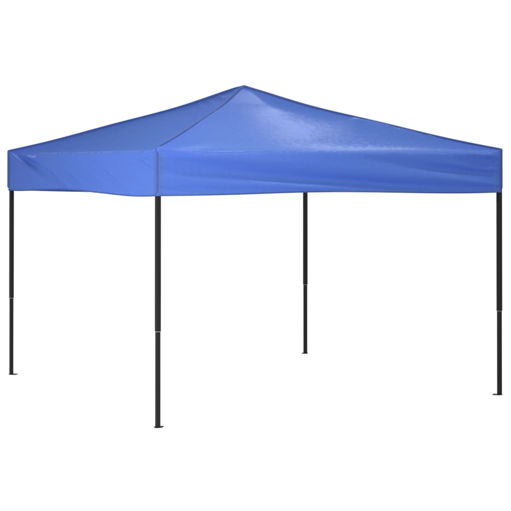Tente de fête pliable bleue 3x3 m