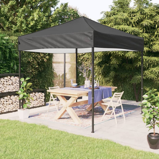 Tente de fête pliable anthracite 3x3 m