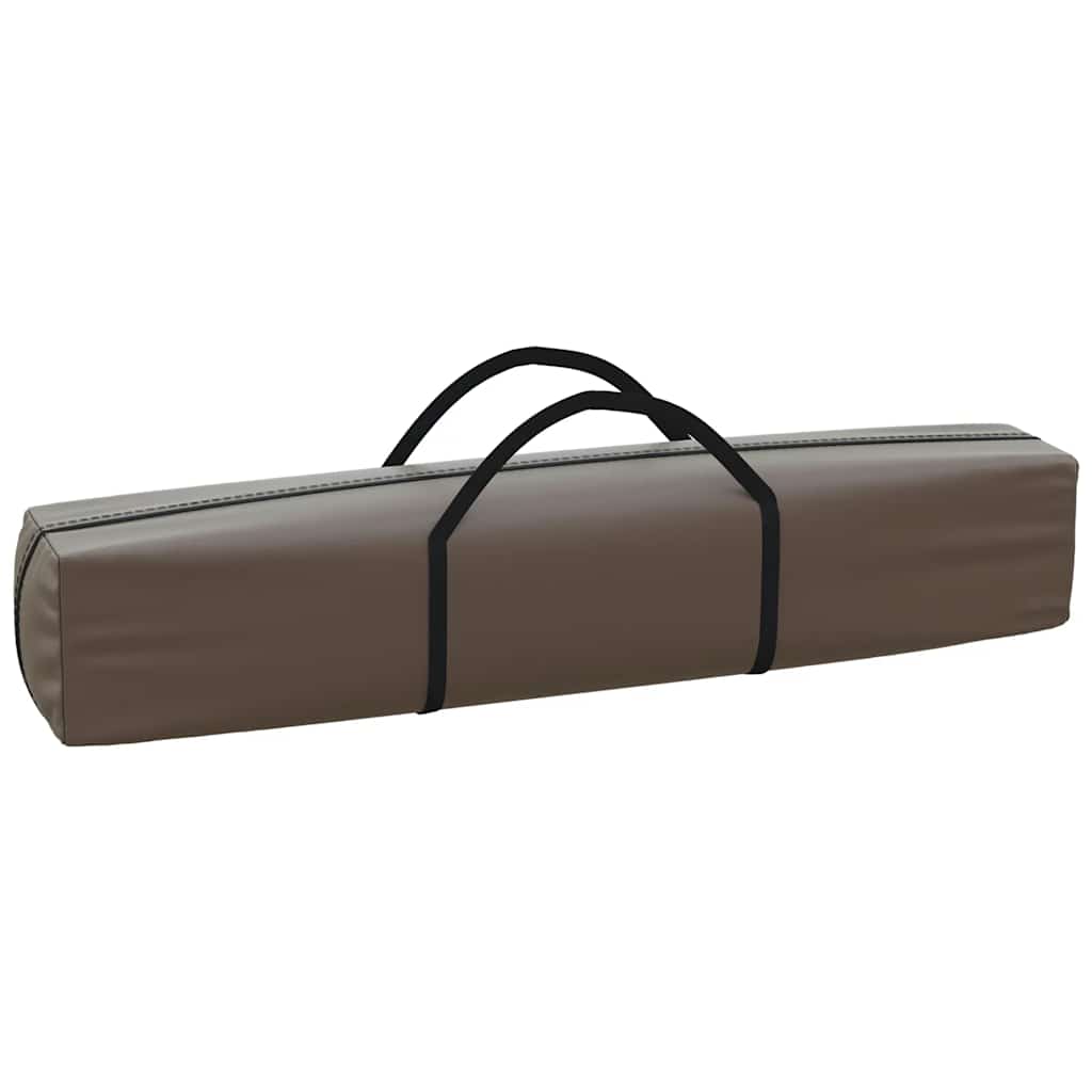 Tente de fête pliable avec parois latérales taupe 3x3 m