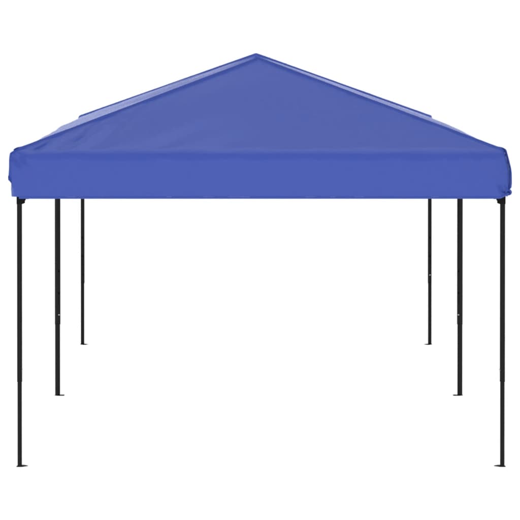 Tente de fête pliable bleue 3x6 m