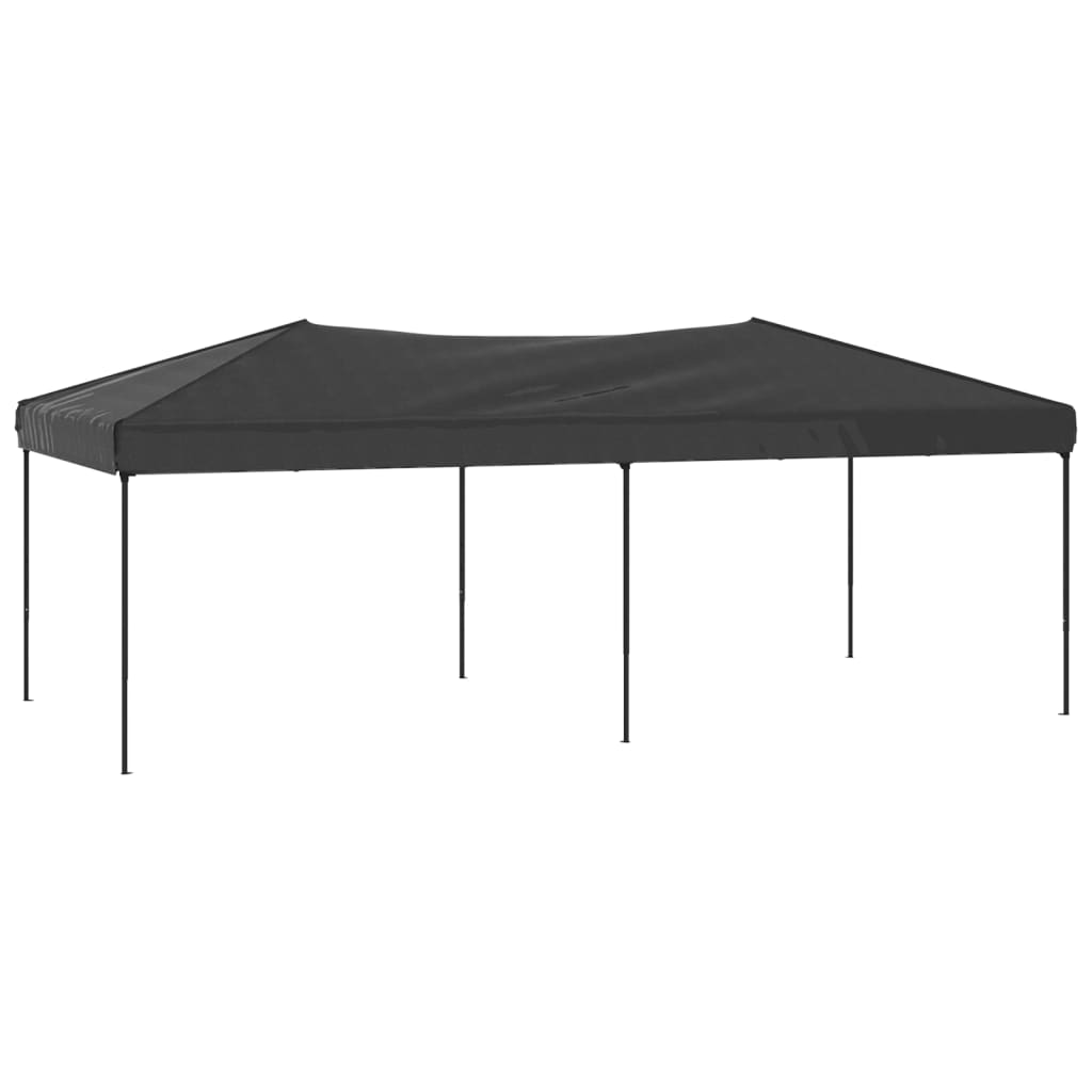 Tente de fête pliable anthracite 3x6 m