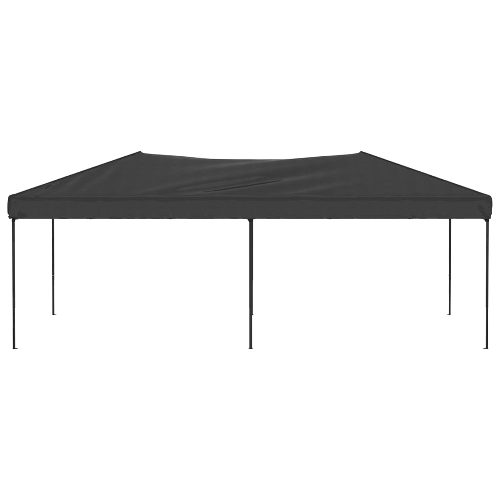 Tente de fête pliable anthracite 3x6 m