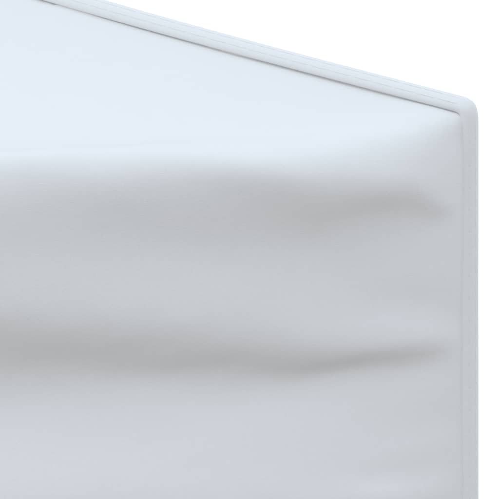 Tente de fête pliable avec parois latérales blanc 3x6 m
