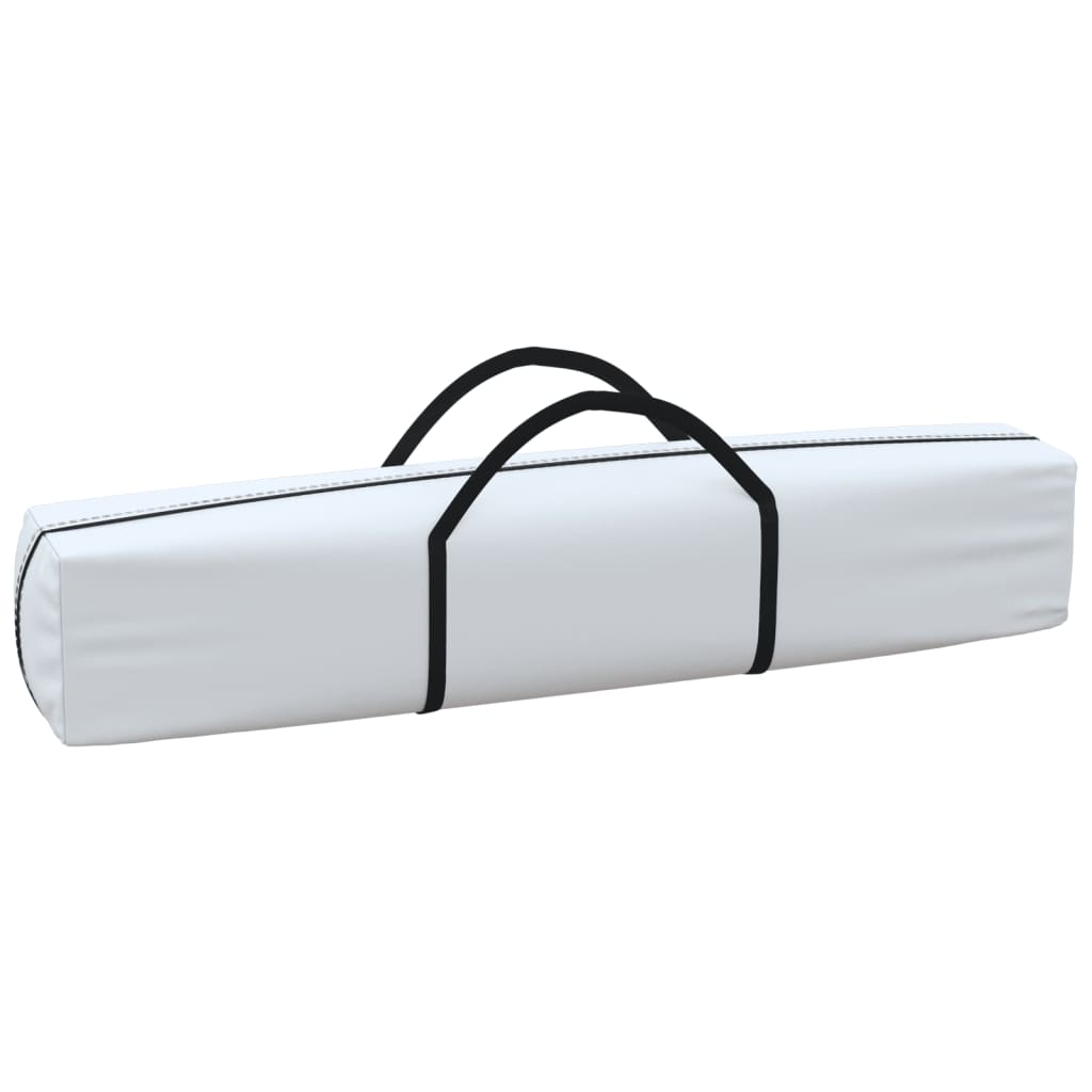 Tente de fête pliable avec parois latérales blanc 3x6 m