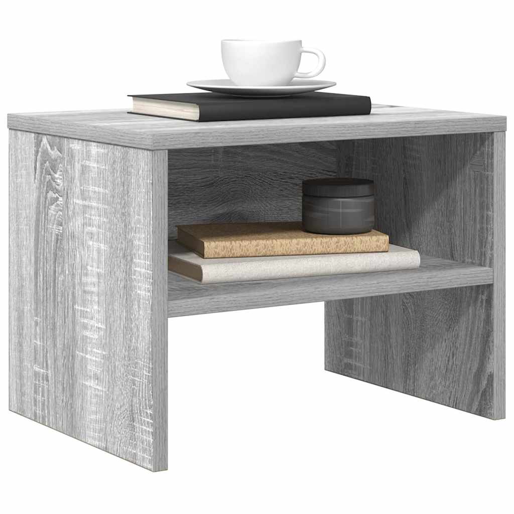Nachttisch Grau Sonoma 40x30x30 cm Holzwerkstoff