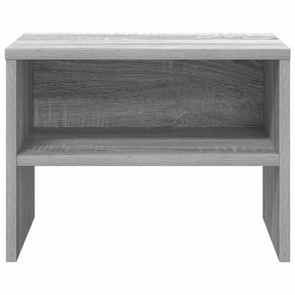 Nachttisch Grau Sonoma 40x30x30 cm Holzwerkstoff