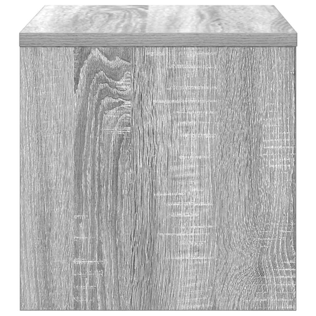 Nachttisch Grau Sonoma 40x30x30 cm Holzwerkstoff
