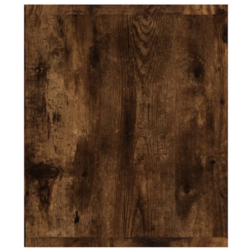 Bibliothèque/meuble TV chêne fumé 36x30x143cm matériau bois