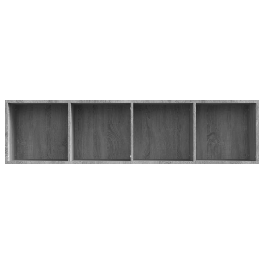 Bibliothèque/meuble TV gris Sonoma 143x30x36cm matériau bois