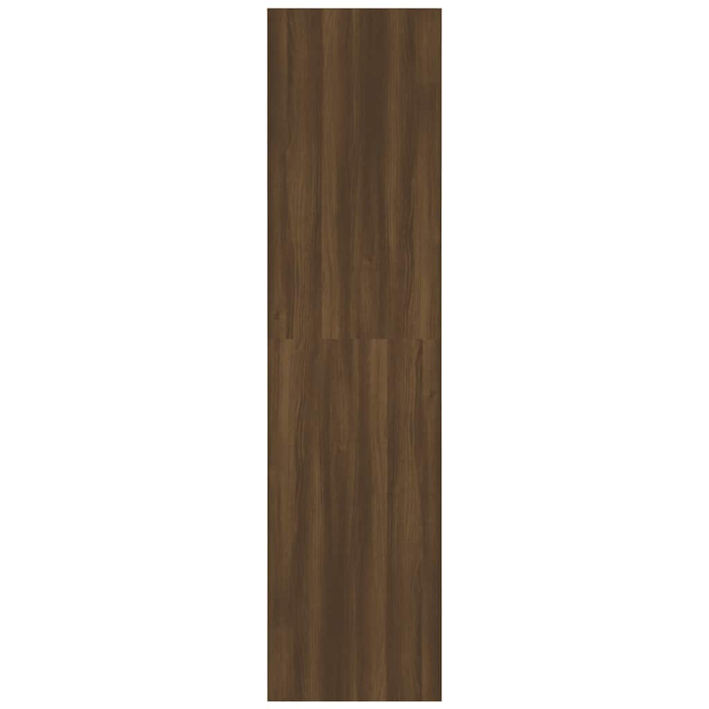 Kleiderschrank Braun Eiche-Optik 100x50x200 cm Holzwerkstoff