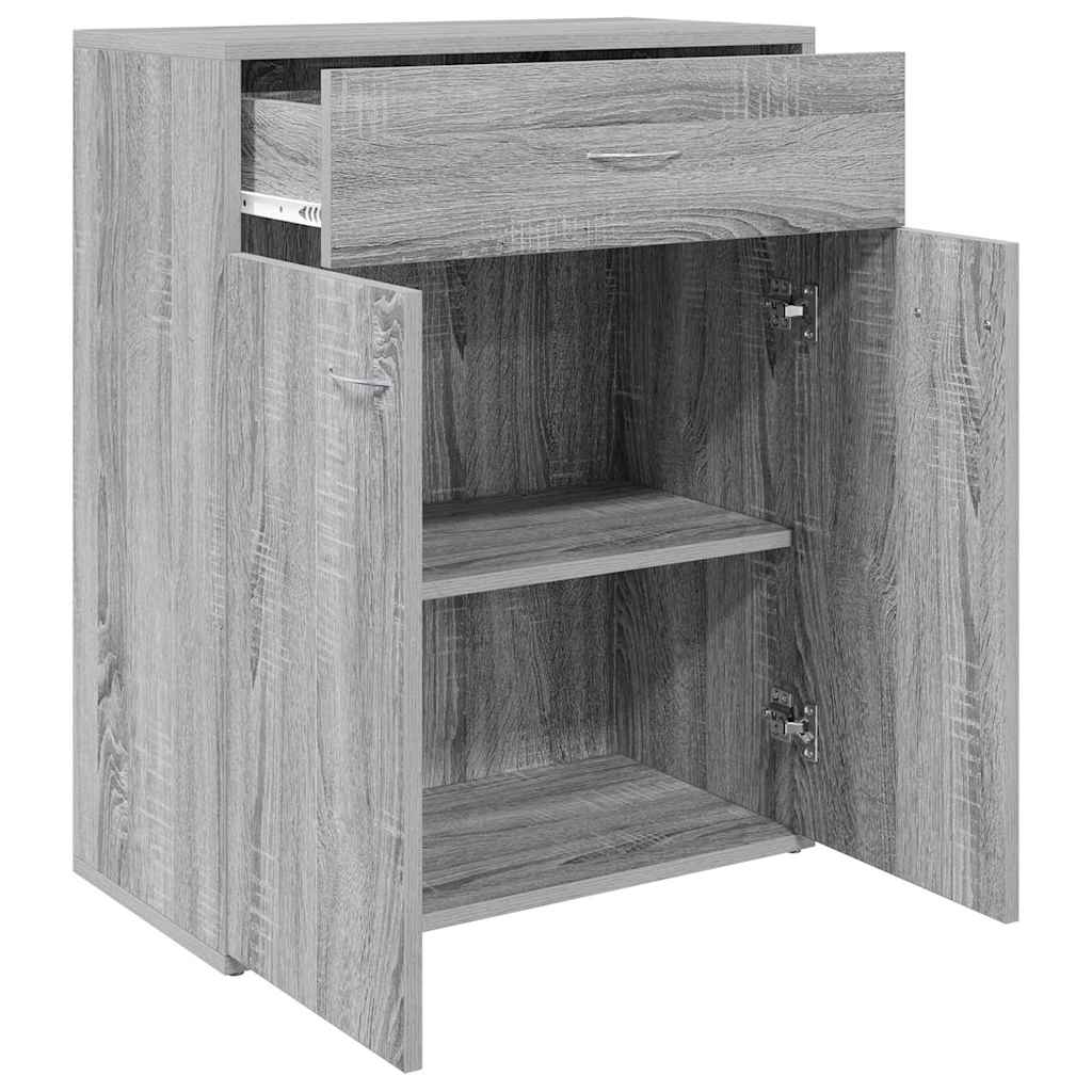 Sideboard Grau Sonoma 60x30x75 cm Holzwerkstoff