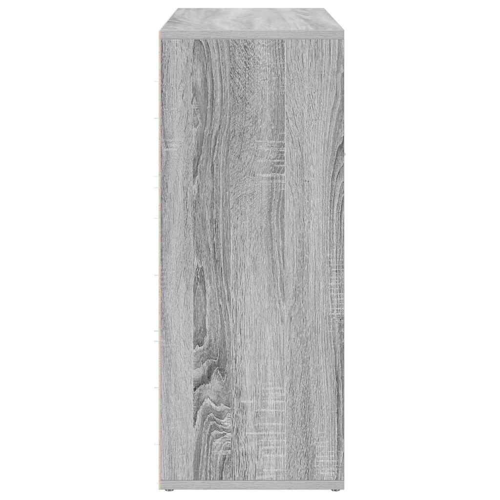 Sideboard Grau Sonoma 60x30x75 cm Holzwerkstoff