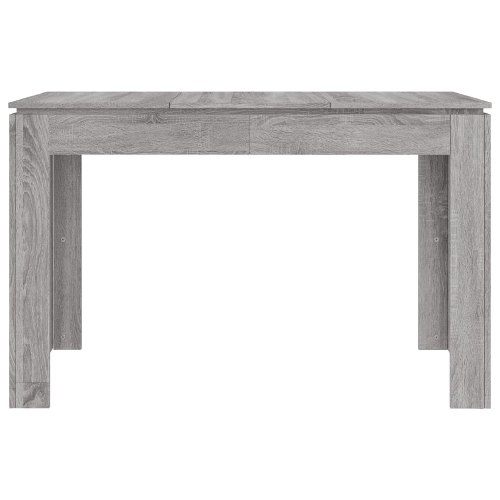 Table à manger grise Sonoma 120x60x76 cm en bois