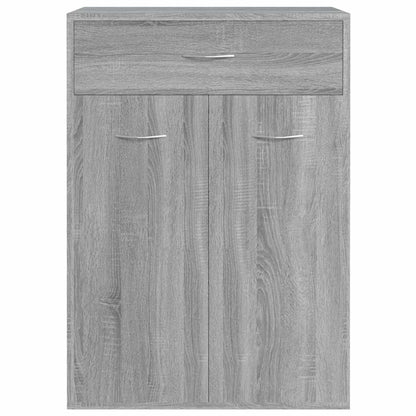 Schuhschrank Grau Sonoma 60x35x84 cm Holzwerkstoff