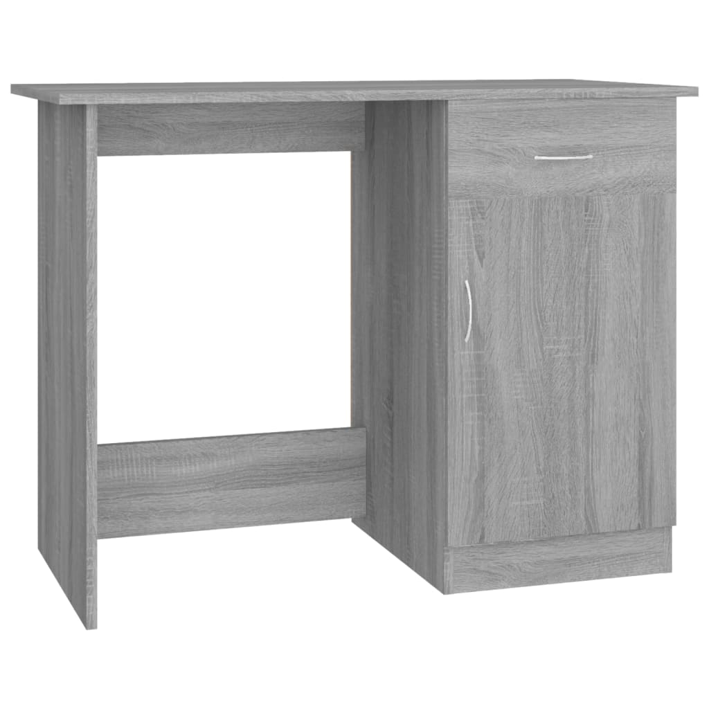 Bureau Sonoma gris 100x50x76 cm matériau bois