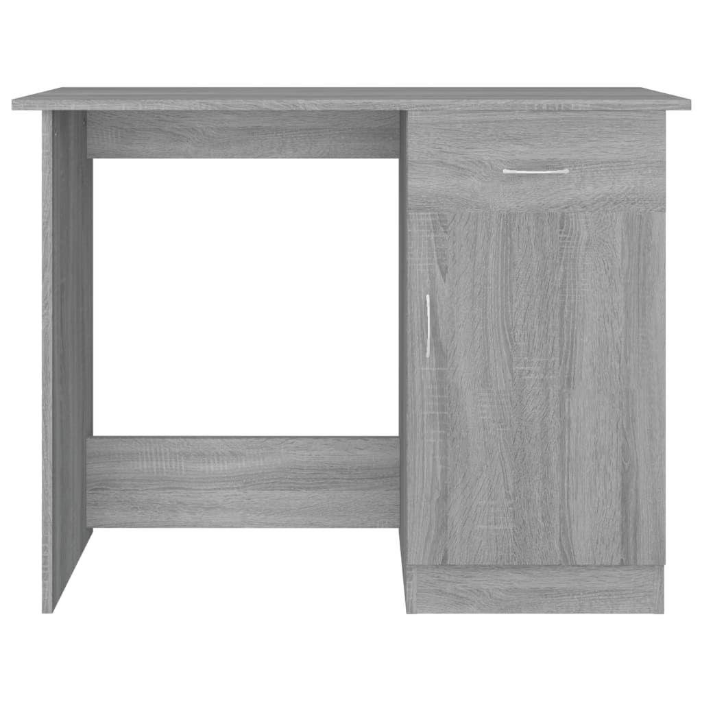 Bureau Sonoma gris 100x50x76 cm matériau bois