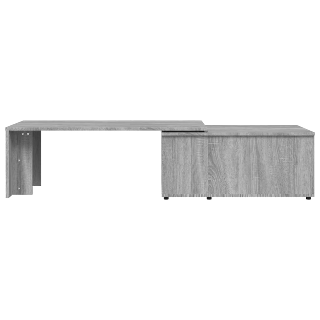 Table basse Sonoma grise 150x50x35 cm en bois