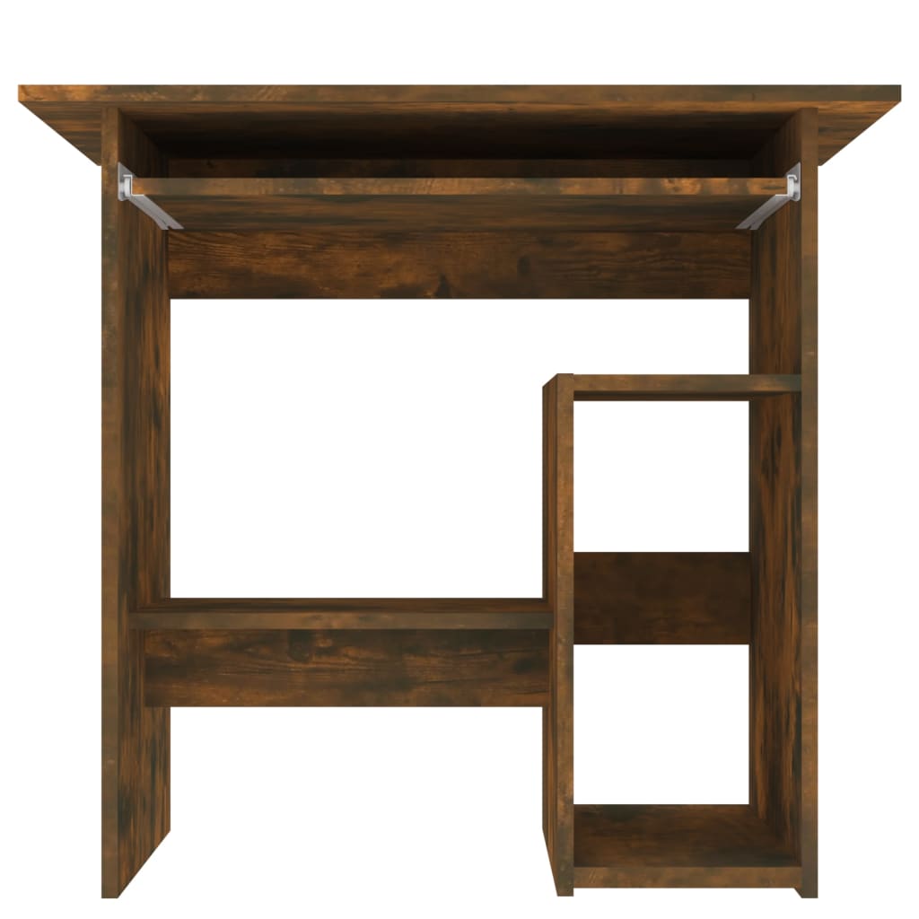 Bureau chêne fumé 80x45x74 cm matière bois