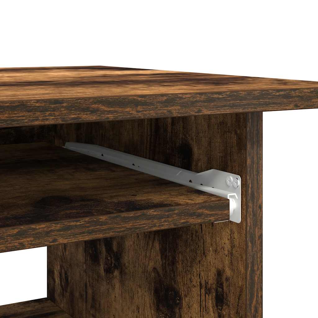 Bureau chêne fumé 80x45x74 cm matière bois