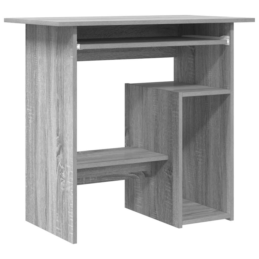 Bureau Sonoma gris 80x45x74 cm matériau bois