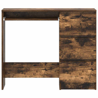 Schreibtisch Räuchereiche 90x45x76 cm Holzwerkstoff