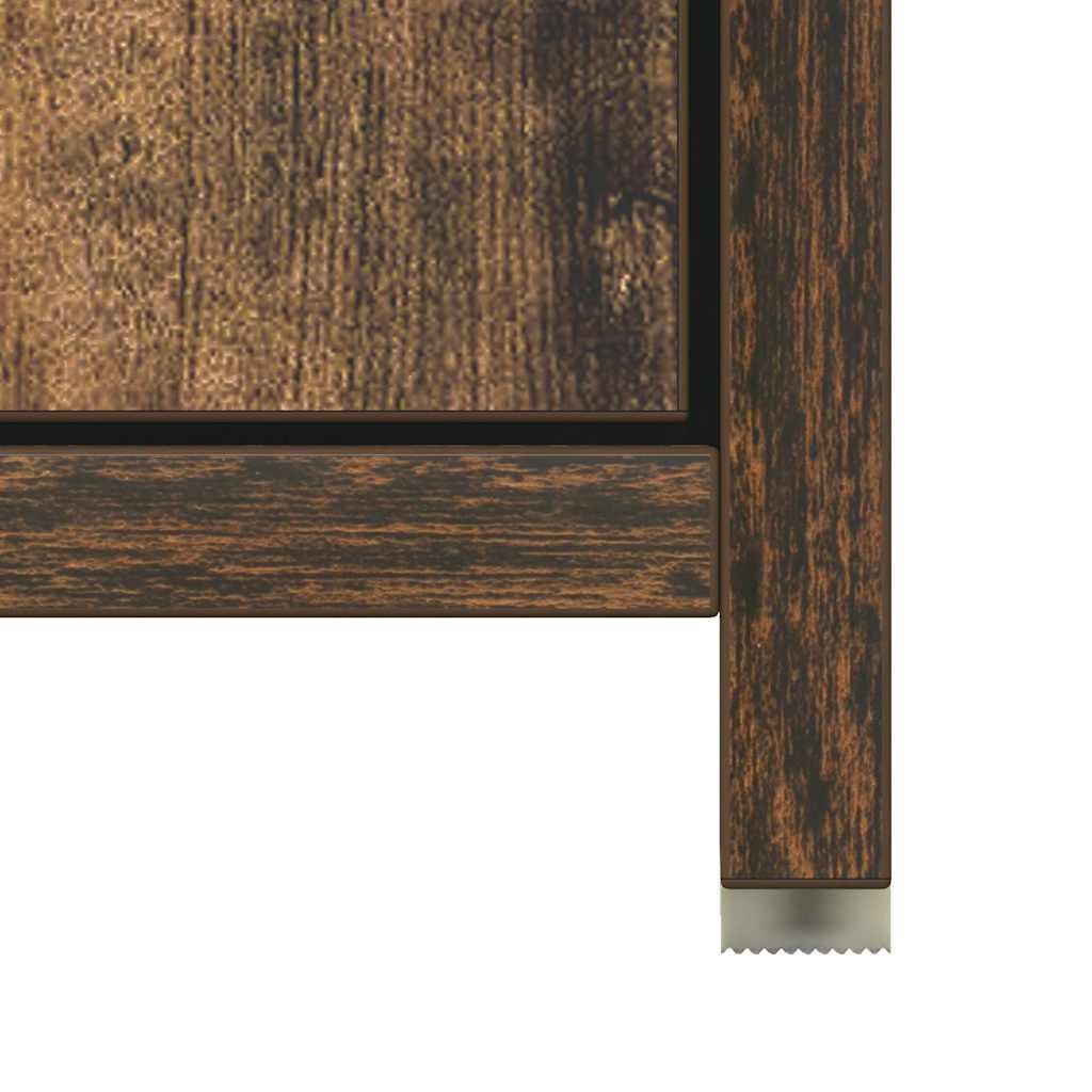 Badezimmerschrank Räuchereiche 30x30x183,5 cm Holzwerkstoff