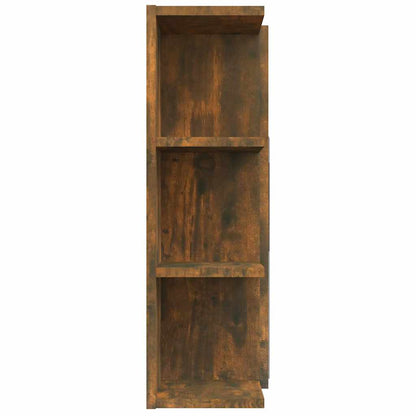 Bad-Spiegelschrank Räuchereiche 80x20,5x64 cm Holzwerkstoff