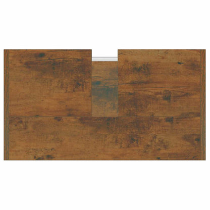Badschrank Räuchereiche 60x33x60 cm Holzwerkstoff
