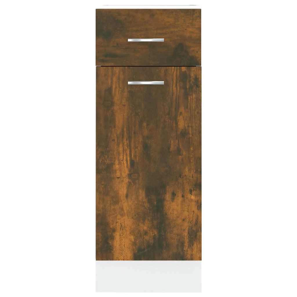 Unterschrank mit Schublade Lyon Räuchereiche 30x46x81,5 cm
