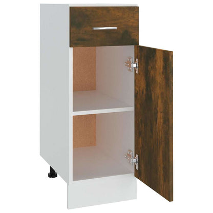 Unterschrank mit Schublade Lyon Räuchereiche 30x46x81,5 cm