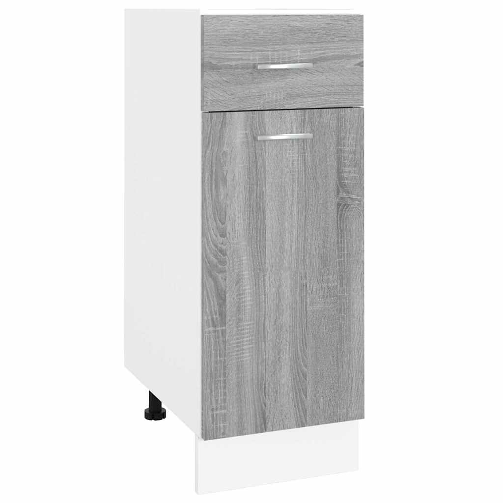 Unterschrank mit Schublade Lyon Grau Sonoma 30x46x81,5 cm