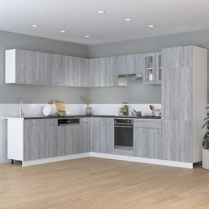 Unterschrank mit Schublade Lyon Grau Sonoma 30x46x81,5 cm
