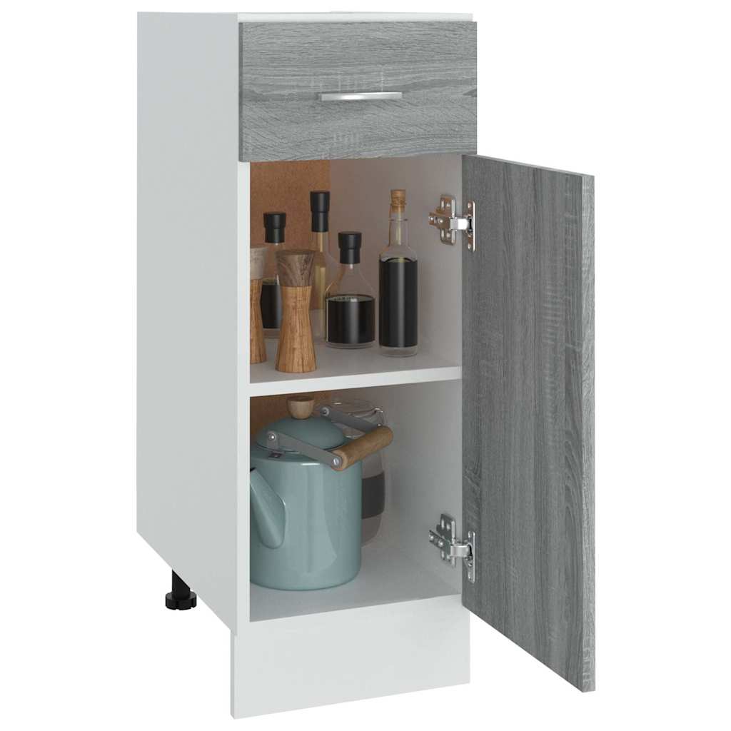 Unterschrank mit Schublade Lyon Grau Sonoma 30x46x81,5 cm