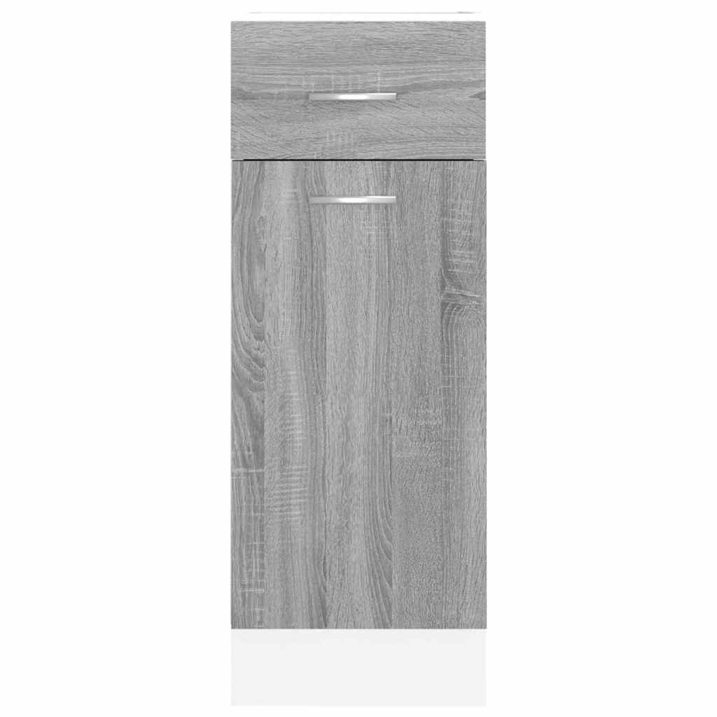 Unterschrank mit Schublade Lyon Grau Sonoma 30x46x81,5 cm