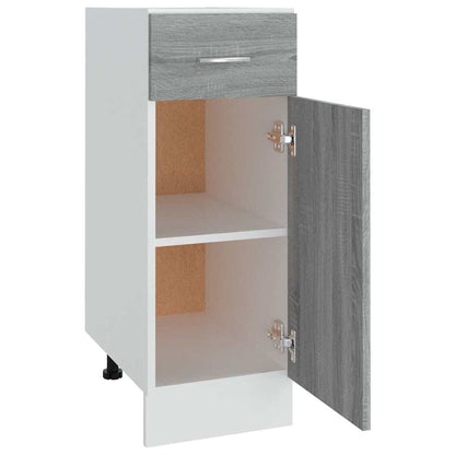 Unterschrank mit Schublade Lyon Grau Sonoma 30x46x81,5 cm