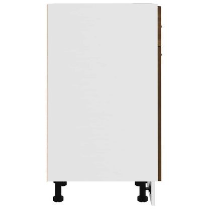 Unterschrank mit Schublade Lyon Braun Eichen-Optik 30x46x81,5 cm