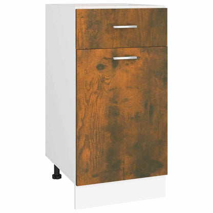 Unterschrank mit Schublade Lyon Räuchereiche 40x46x81,5 cm