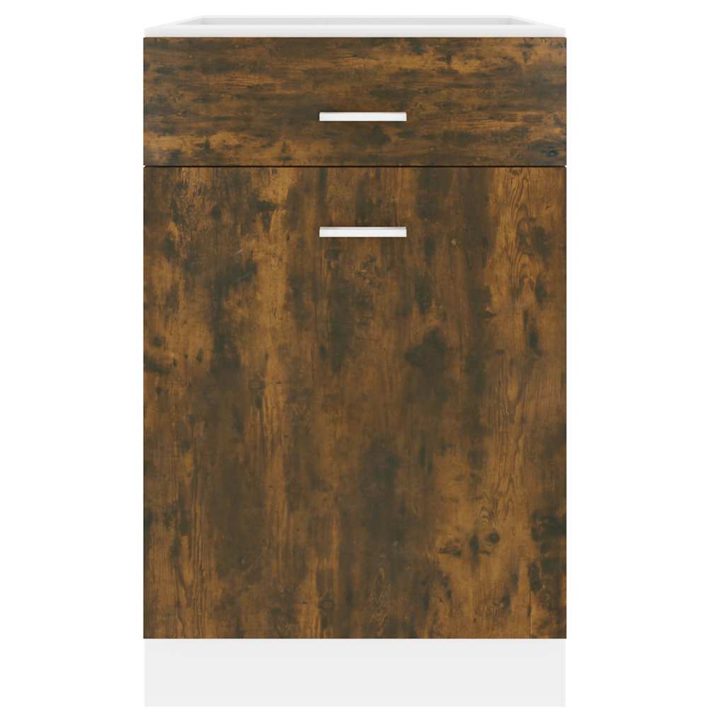 Unterschrank mit Schublade Lyon Räuchereiche 50x46x81,5 cm