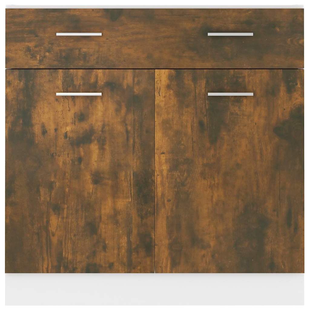 Unterschrank mit Schublade Lyon Räuchereiche 80x46x81,5 cm