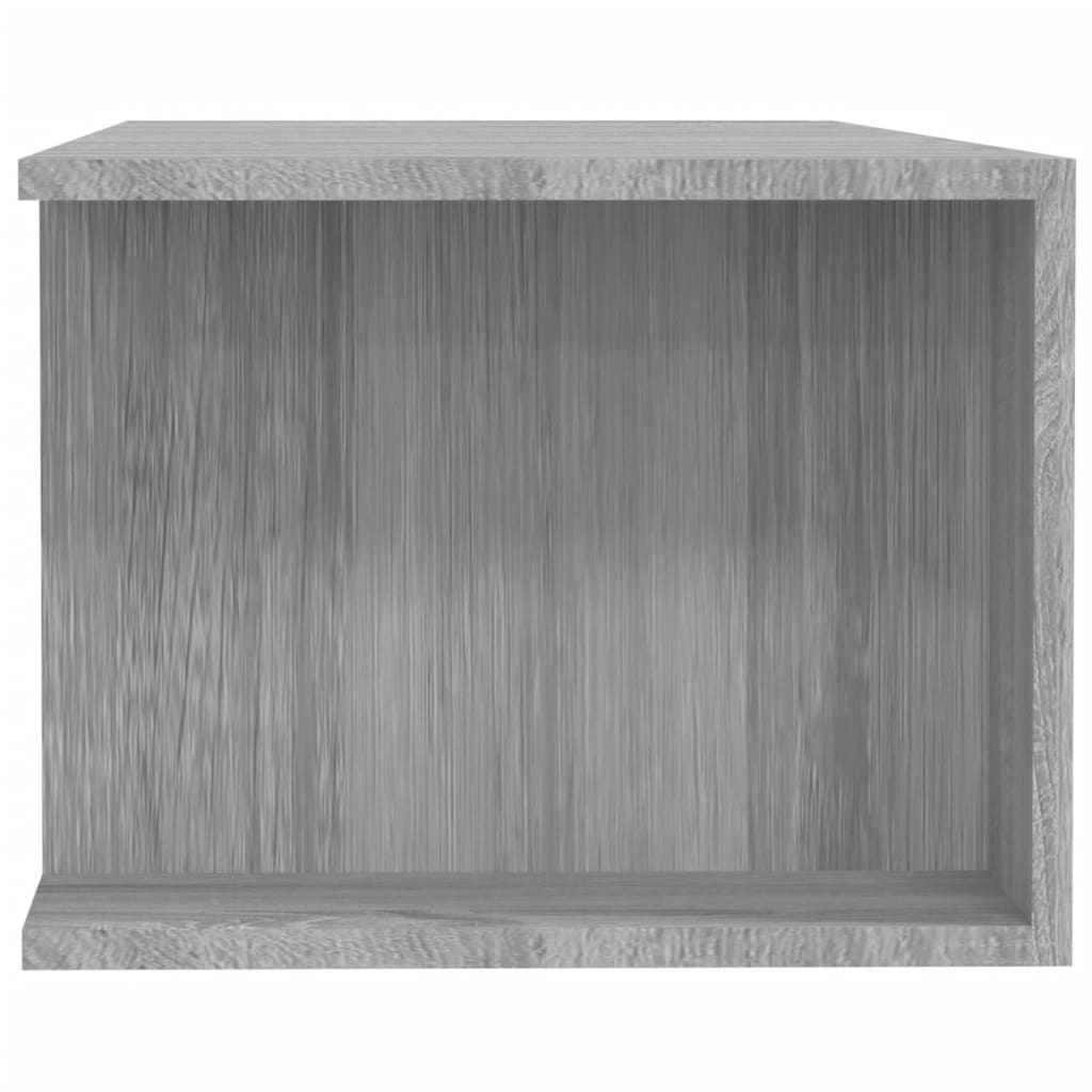 TV Cabinet with LED Lights Gray Sonoma 135x39x30 cm