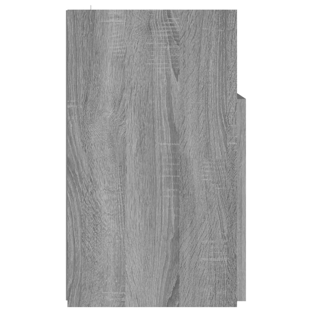 TV Cabinet with LED Lights Gray Sonoma 120x30x50 cm