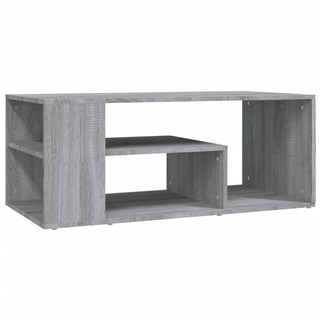 Table basse Sonoma grise 100x50x40 cm en bois