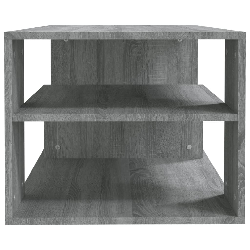 Table basse Sonoma grise 100x50x40 cm en bois