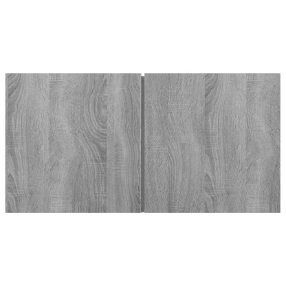 TV-Wandschrank Grau Sonoma 2 Stk. 60x30x30 cm Holzwerkstoff