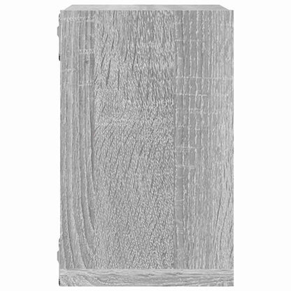 Wandregale 2 stk. Graues Sonoma 26 x 15 x 26 cm Holzwerkstoff