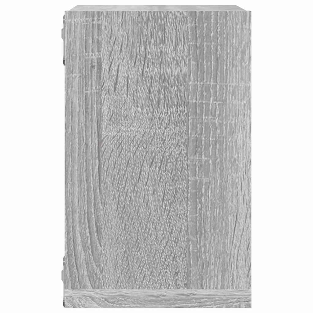 Wandregale 4 stk. Graues Sonoma 26 x 15 x 26 cm Holzwerkstoff