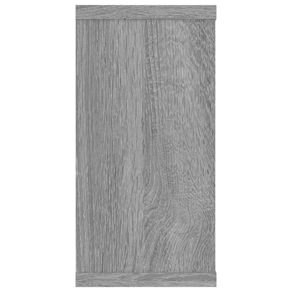 Wall shelves 4 pcs. Grey Sonoma 100x15x30 cm wood-based material