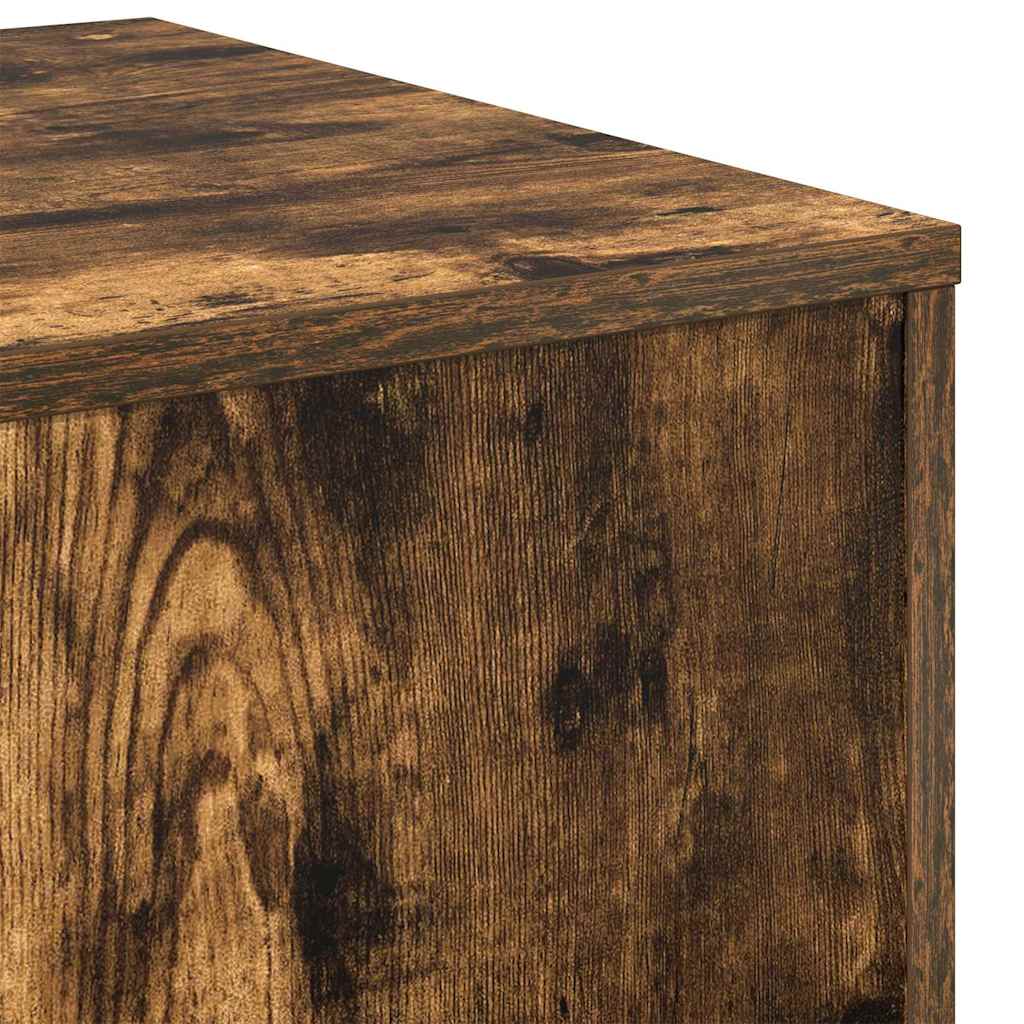 Beistelltische 3 Stk. Räuchereiche Holzwerkstoff