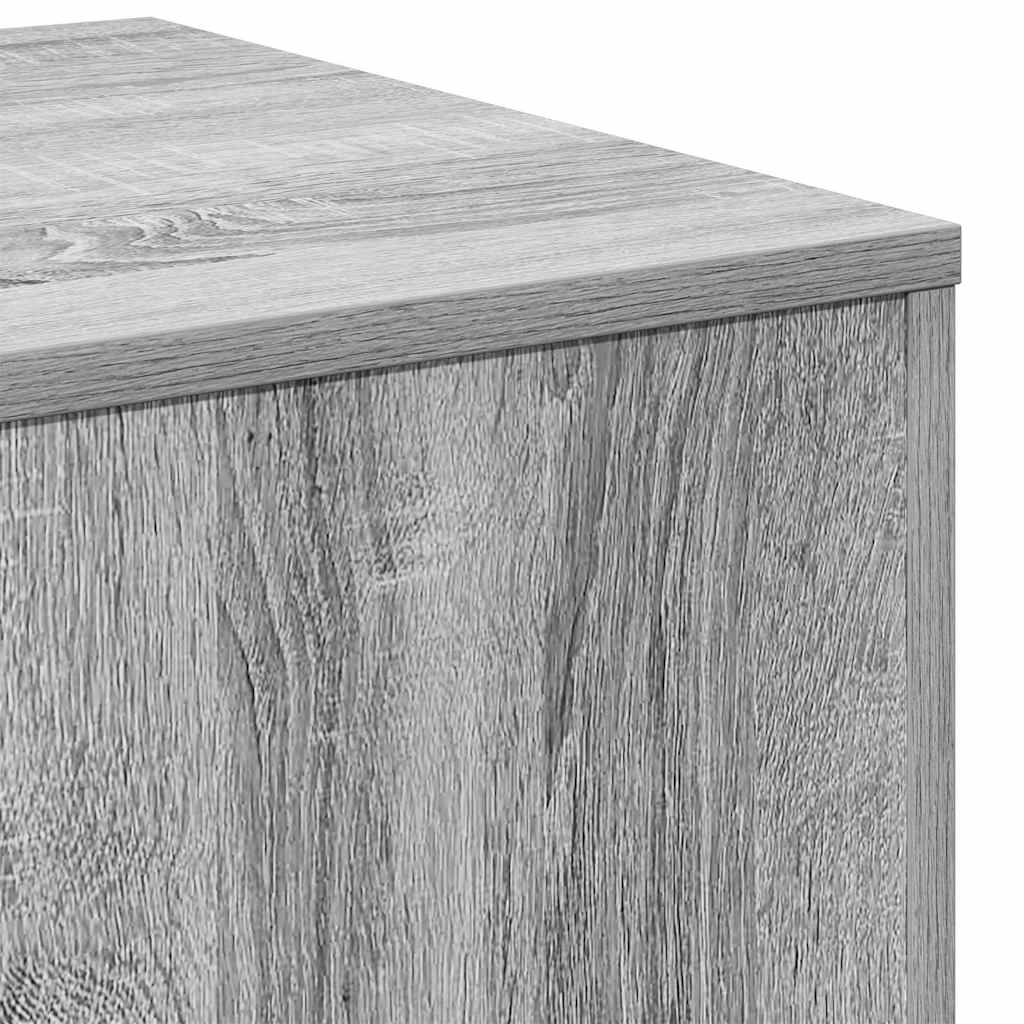 Beistelltische 3 Stk. Grau Sonoma Holzwerkstoff