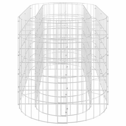 Gabionen-Hochbeet Verzinktes Eisen 120x50x50 cm